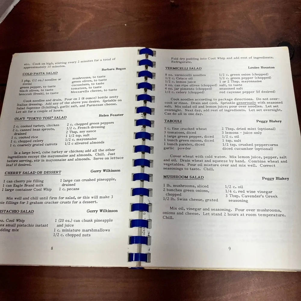 Cookbook Tulsa Oklahoma Early Ford V8 Club 1988 Regional Group Recipes Spiral